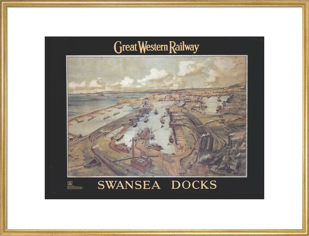 Great Western Railway, reproduction, Swansea Docks. - Image 25
