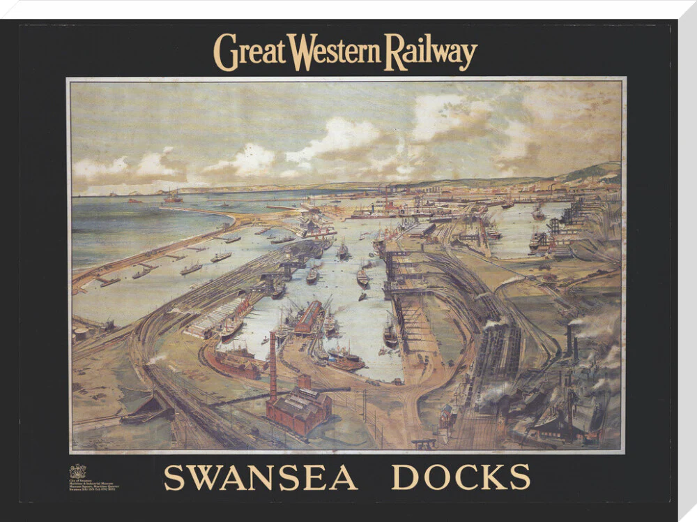 Great Western Railway, reproduction, Swansea Docks. - Image 34