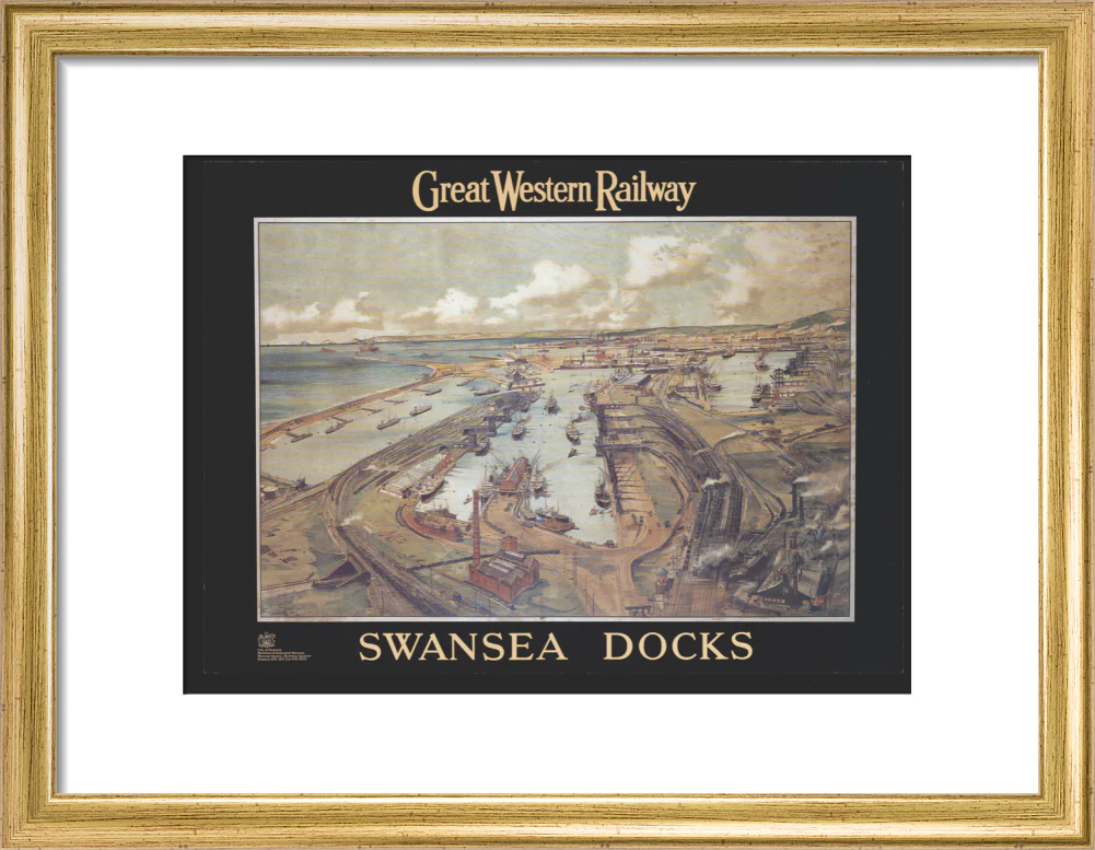 Great Western Railway, reproduction, Swansea Docks. - Image 43