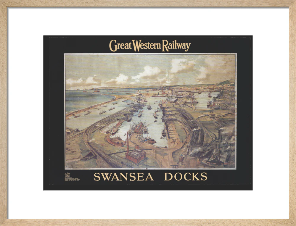 Great Western Railway, reproduction, Swansea Docks. - Image 49