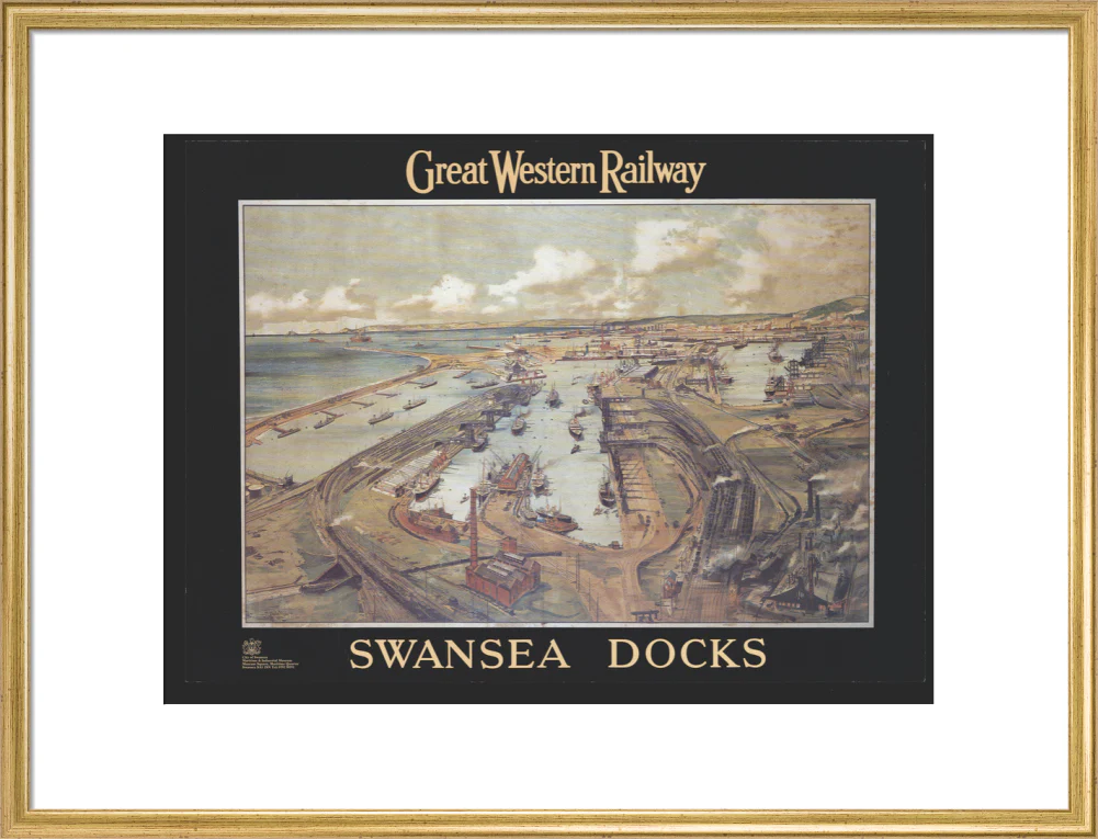 Great Western Railway, reproduction, Swansea Docks. - Image 53
