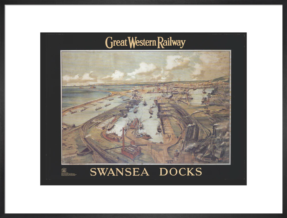Great Western Railway, reproduction, Swansea Docks. - Image 56