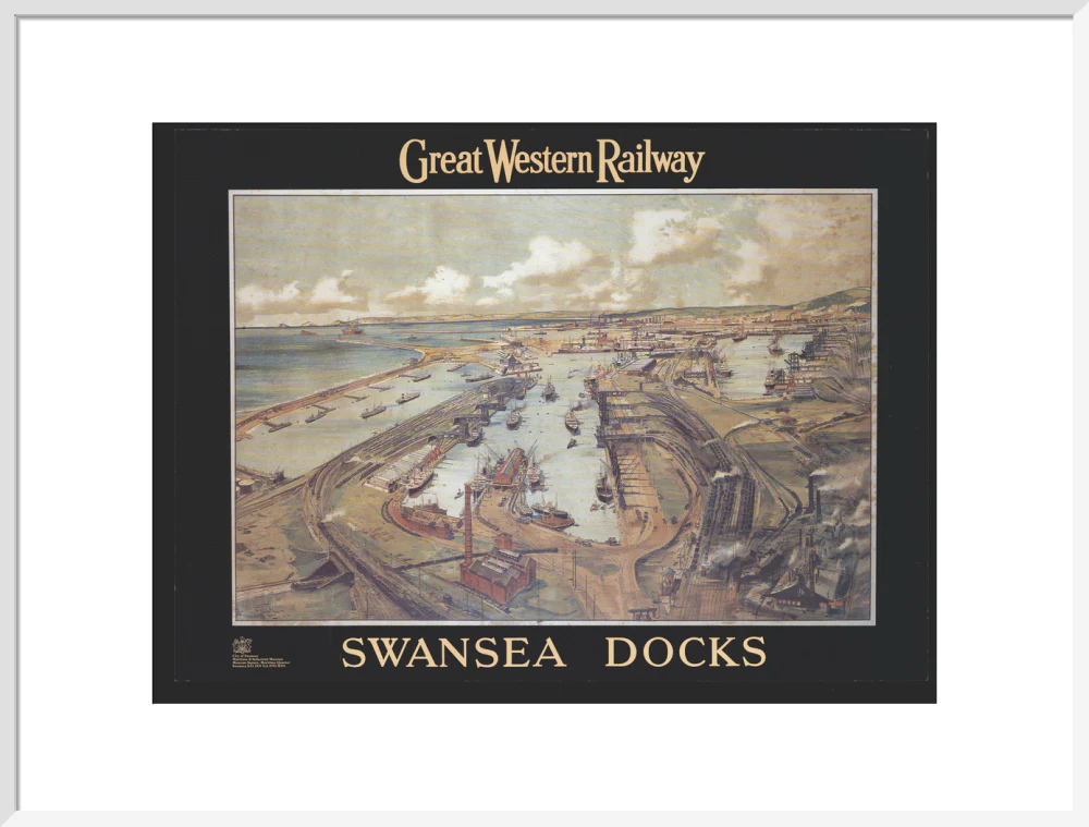Great Western Railway, reproduction, Swansea Docks. - Image 57