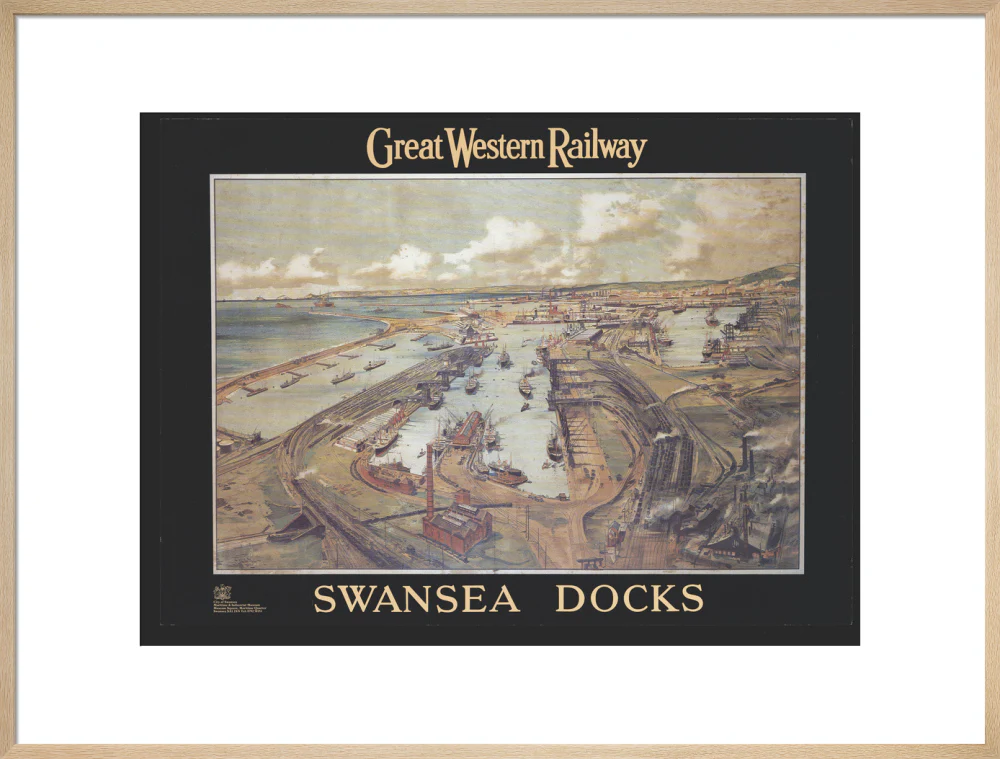 Great Western Railway, reproduction, Swansea Docks. - Image 59