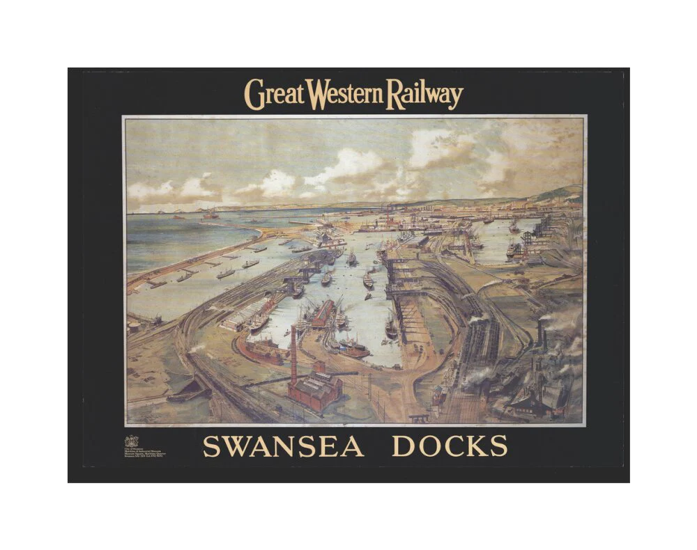 Great Western Railway, reproduction, Swansea Docks. - Image 61