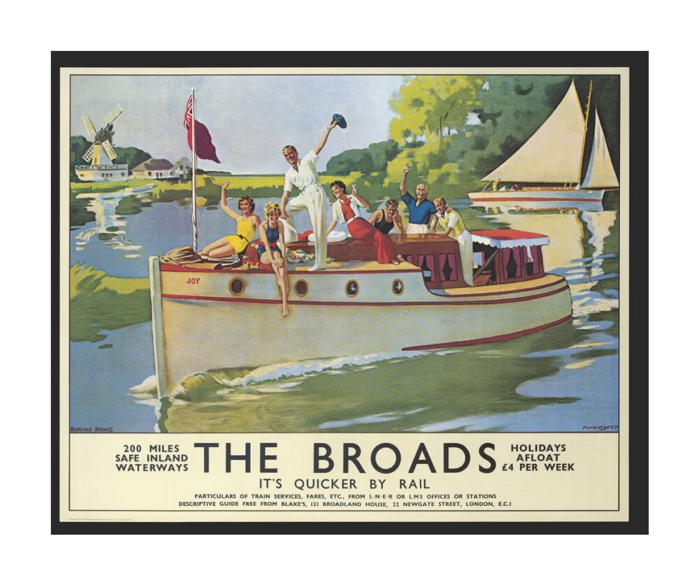 'The Broads', by Arthur Micheal, 1937. - Image 29