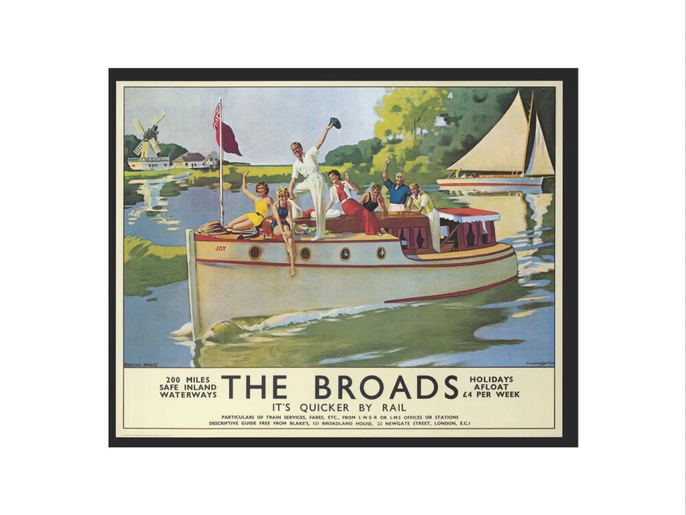 'The Broads', by Arthur Micheal, 1937. - Image 50