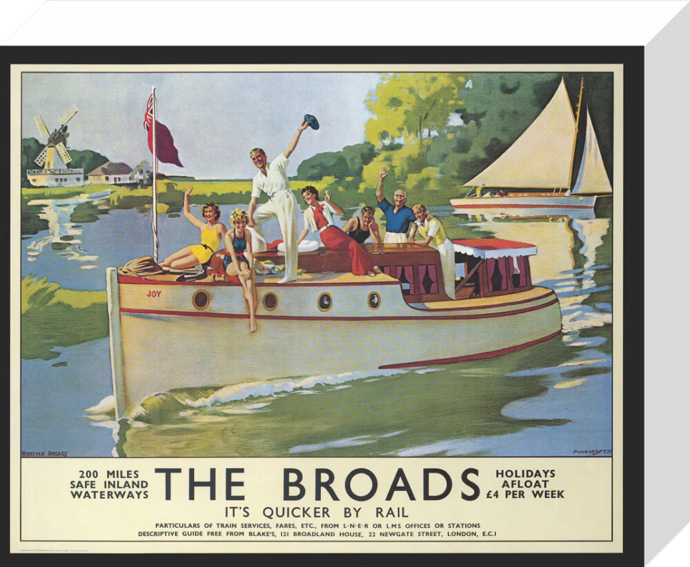 'The Broads', by Arthur Micheal, 1937. - Image 64