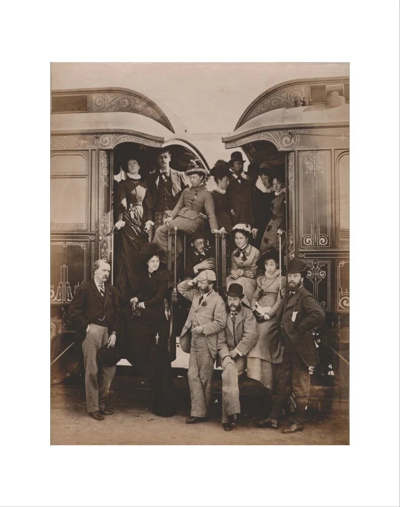 Wealthy rail passengers, August 1876. - Image 2
