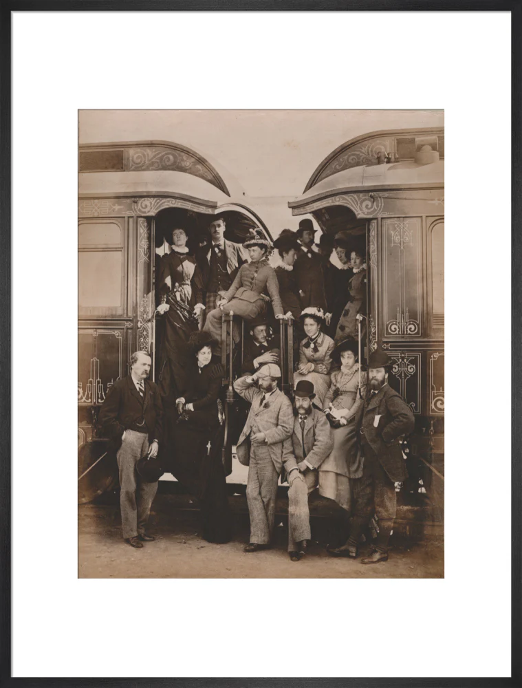 Wealthy rail passengers, August 1876. - Image 23