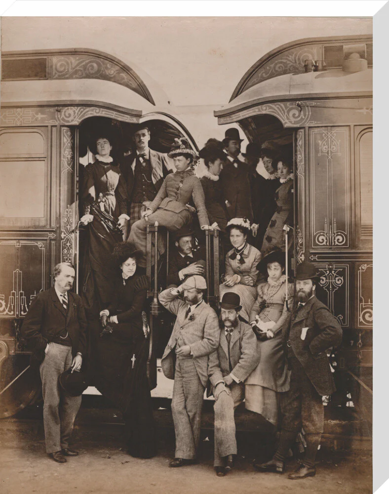 Wealthy rail passengers, August 1876. - Image 33