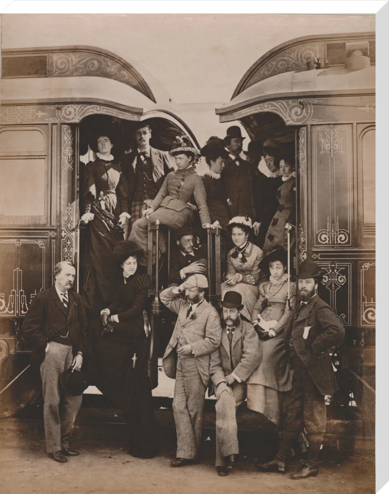 Wealthy rail passengers, August 1876. - Image 67