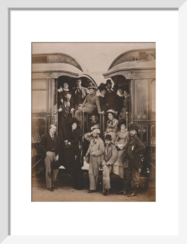 Wealthy rail passengers, August 1876. - Image 9