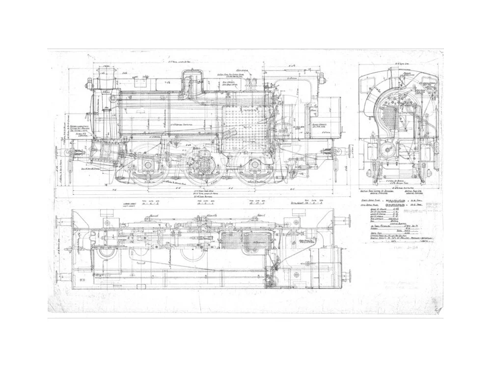 General arrangement of 0-6-0ST Hunslet Austerity (LNER J94 class) locomotive. - Image 22