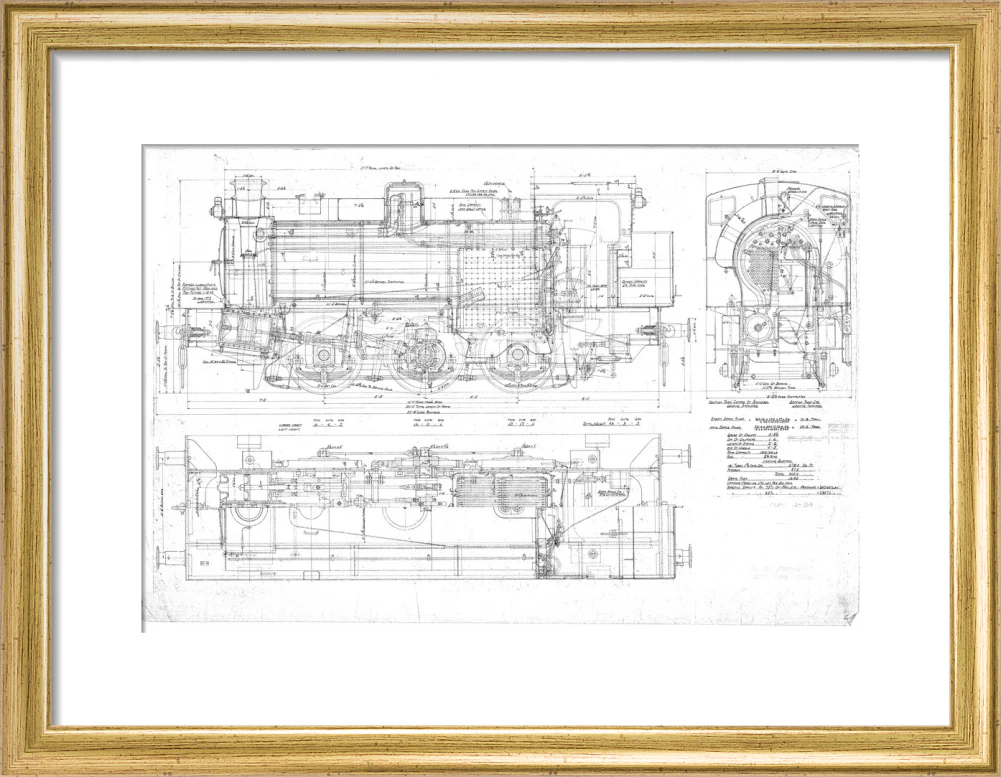 General arrangement of 0-6-0ST Hunslet Austerity (LNER J94 class) locomotive. - Image 43