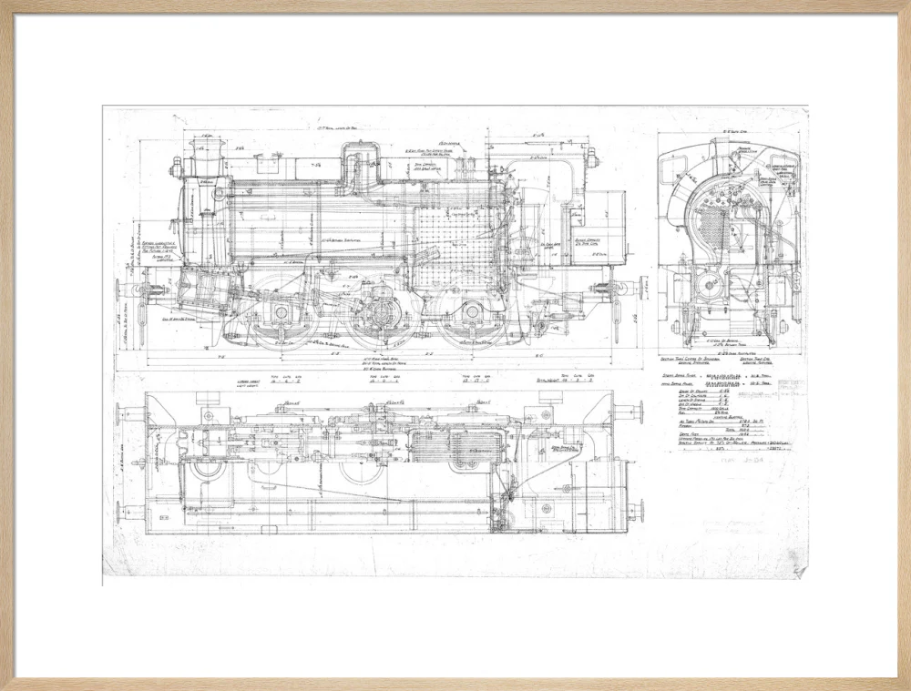 General arrangement of 0-6-0ST Hunslet Austerity (LNER J94 class) locomotive. - Image 59