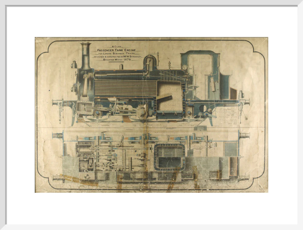 General arrangement of A1 class terrier locomotives, 1870. - Image 19