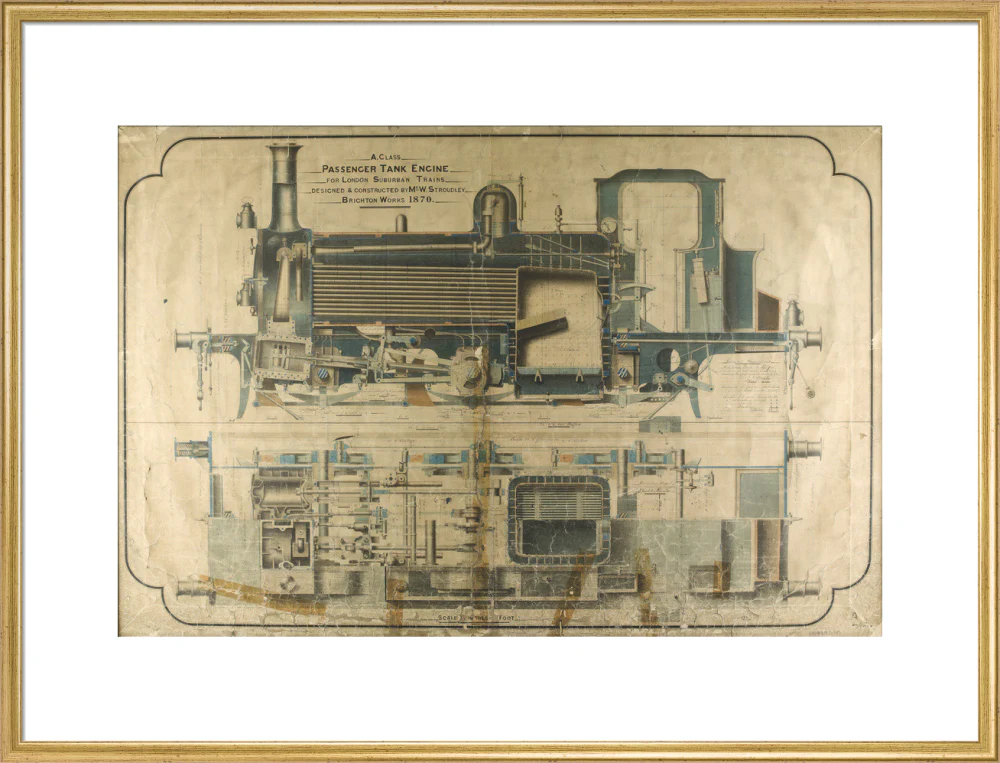General arrangement of A1 class terrier locomotives, 1870. - Image 25