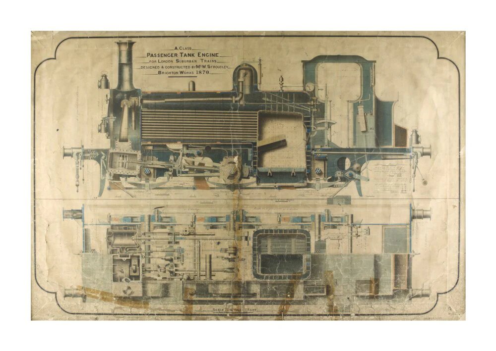 General arrangement of A1 class terrier locomotives, 1870. - Image 30