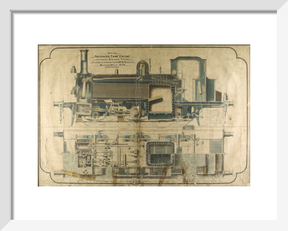 General arrangement of A1 class terrier locomotives, 1870. - Image 37