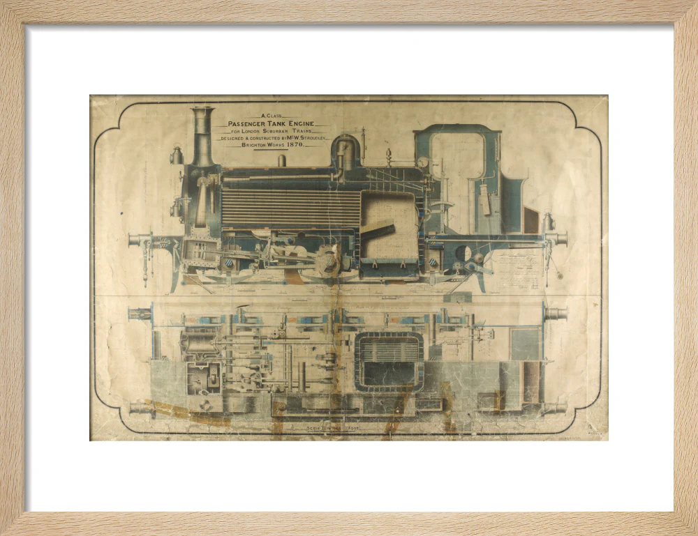 General arrangement of A1 class terrier locomotives, 1870. - Image 44