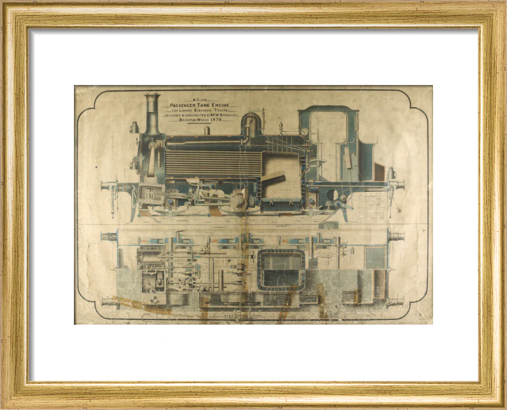 General arrangement of A1 class terrier locomotives, 1870. - Image 5