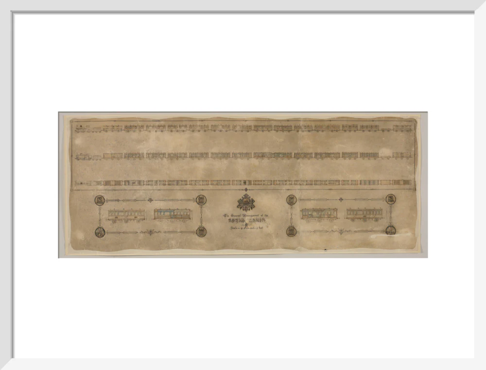 The general arrangement of the Royal Train (for Queen Victoria), London and North Western Railway 1520mm x 600mm - Image 14