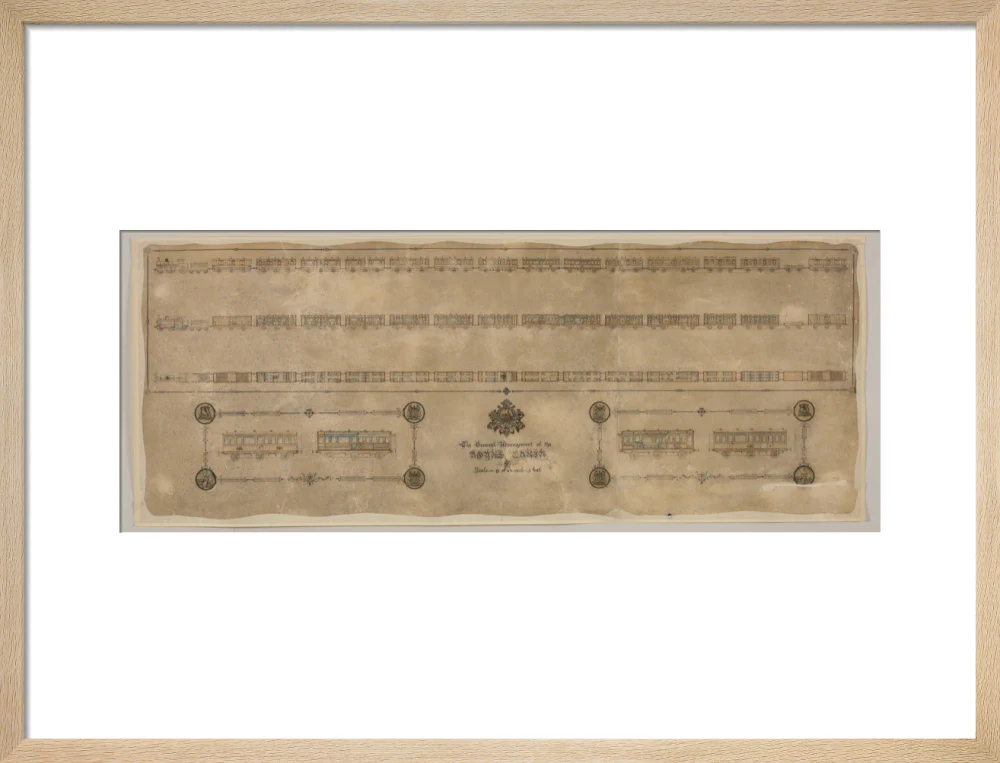 The general arrangement of the Royal Train (for Queen Victoria), London and North Western Railway 1520mm x 600mm - Image 16