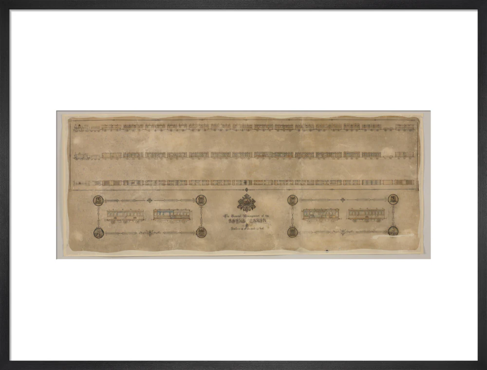 The general arrangement of the Royal Train (for Queen Victoria), London and North Western Railway 1520mm x 600mm - Image 18
