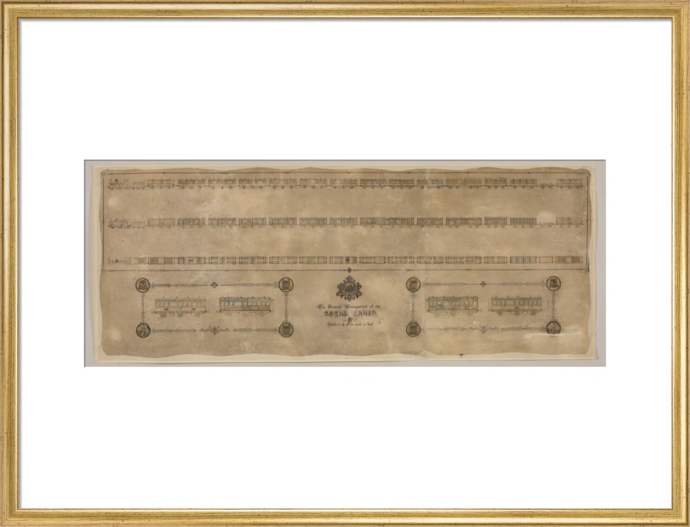The general arrangement of the Royal Train (for Queen Victoria), London and North Western Railway 1520mm x 600mm - Image 20