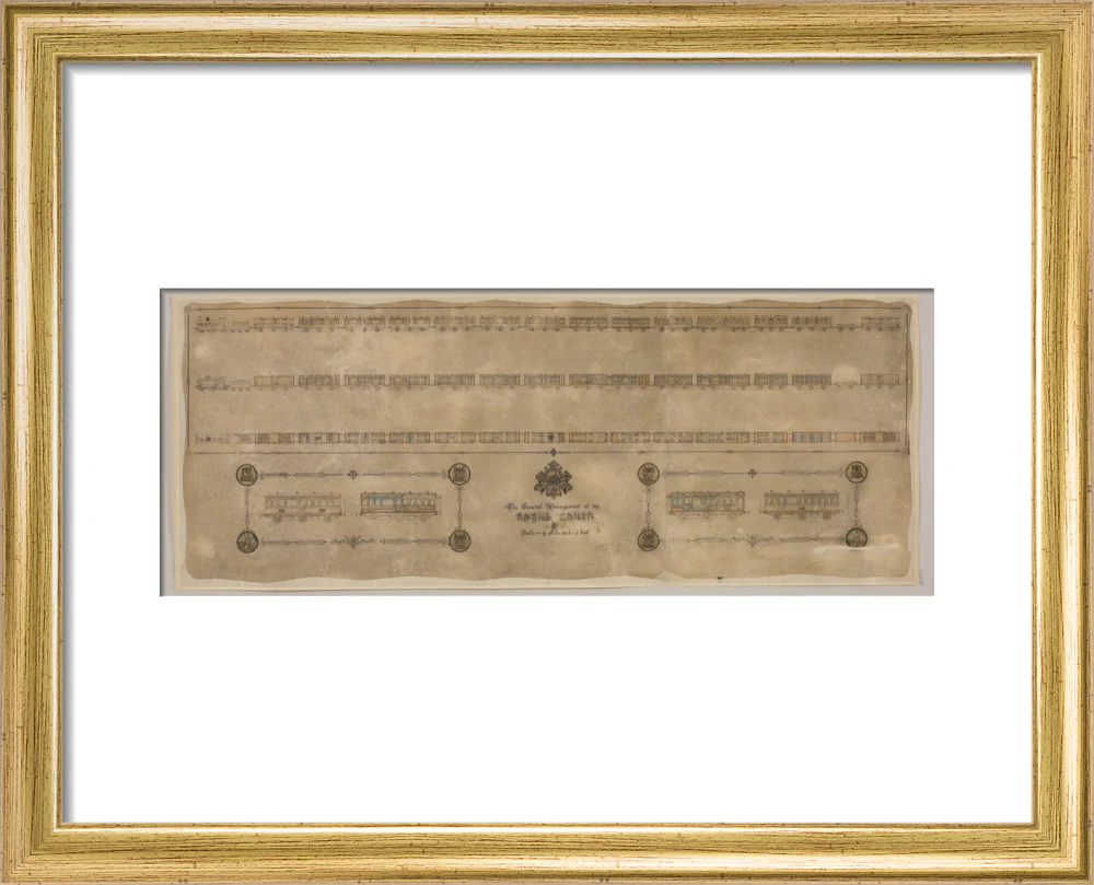 The general arrangement of the Royal Train (for Queen Victoria), London and North Western Railway 1520mm x 600mm - Image 38