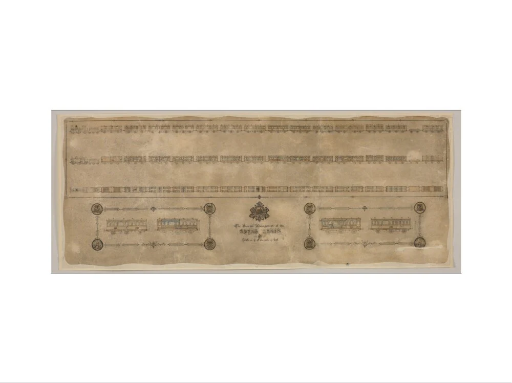 The general arrangement of the Royal Train (for Queen Victoria), London and North Western Railway 1520mm x 600mm - Image 40