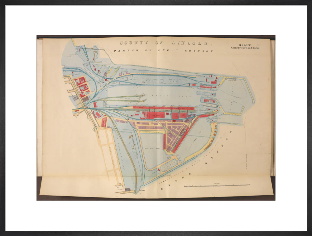 Plan of Grimsby Town and Docks including the Royal Dock, Union Dock, etc, 1885. - Image 23