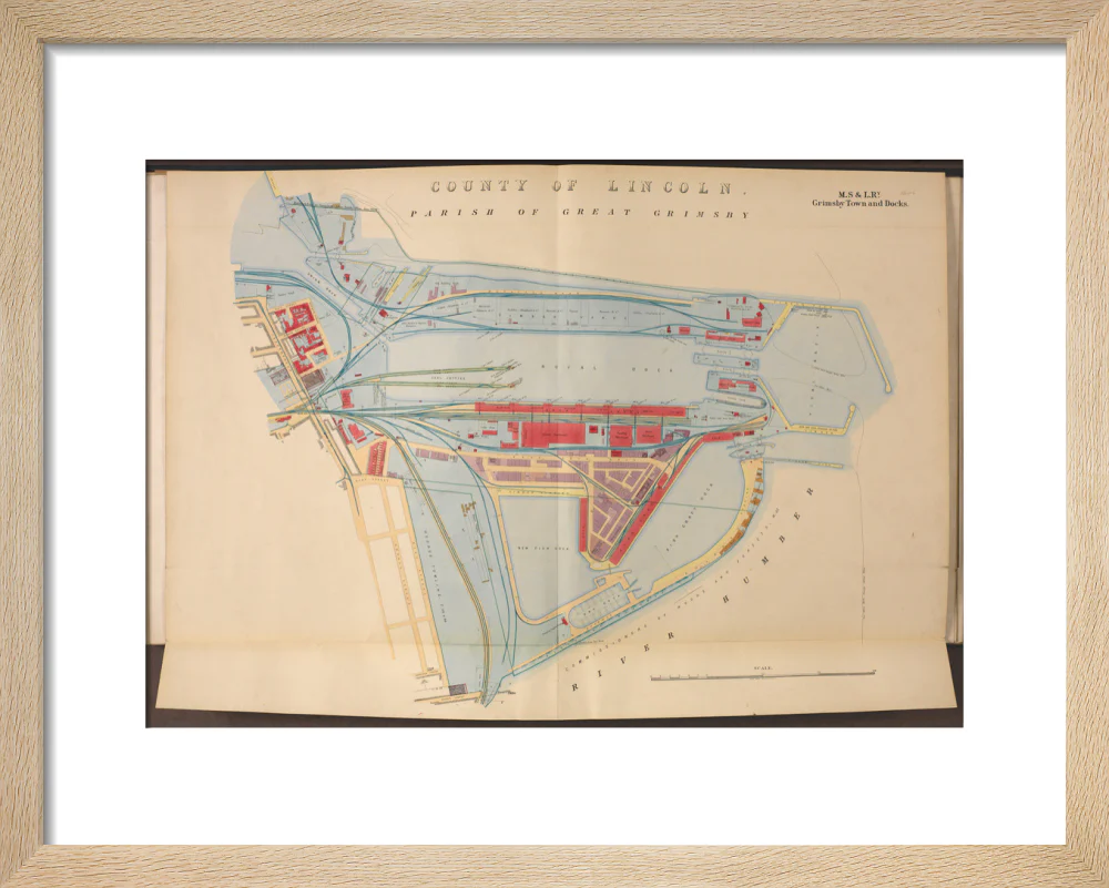 Plan of Grimsby Town and Docks including the Royal Dock, Union Dock, etc, 1885. - Image 39