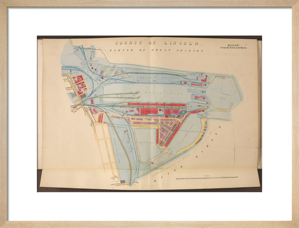 Plan of Grimsby Town and Docks including the Royal Dock, Union Dock, etc, 1885. - Image 49