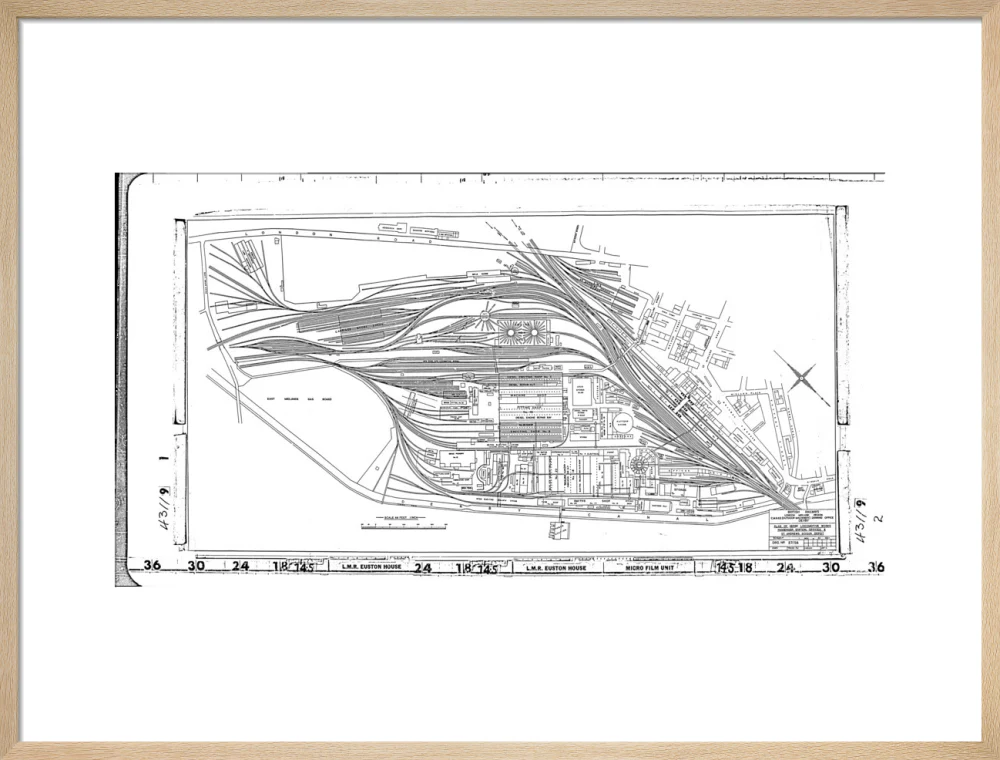 Trackplan of Derby station, locomotive works, offices and Saint Andrews goods depot. - Image 21