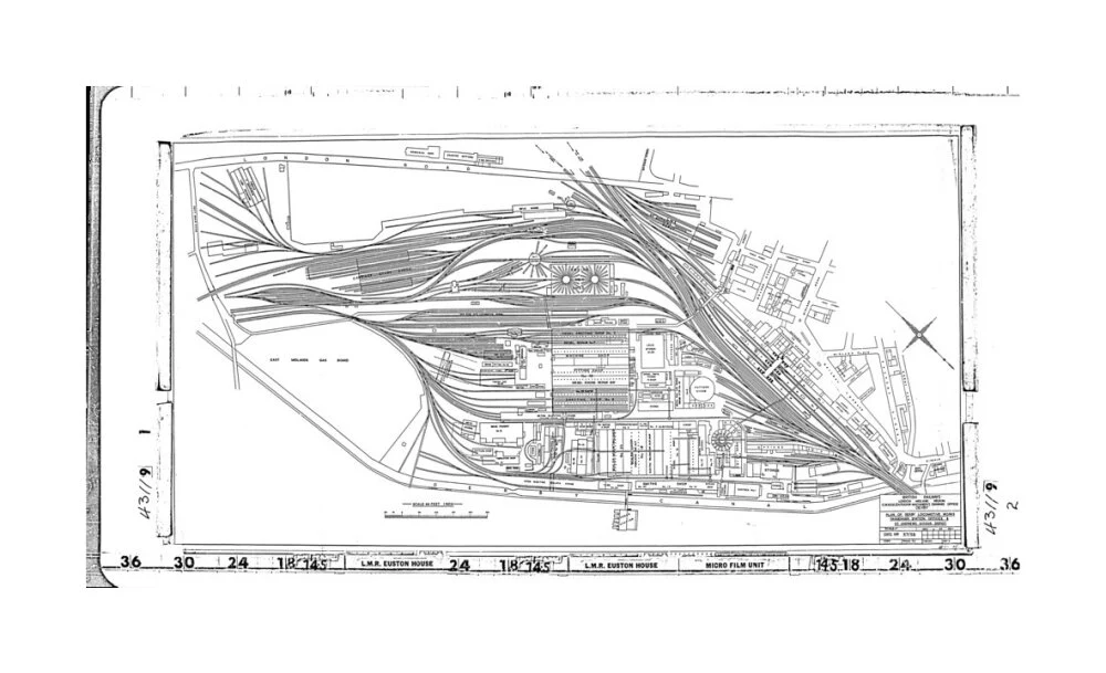 Trackplan of Derby station, locomotive works, offices and Saint Andrews goods depot. - Image 29