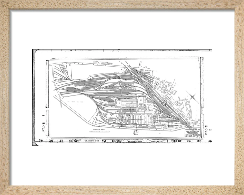 Trackplan of Derby station, locomotive works, offices and Saint Andrews goods depot. - Image 39