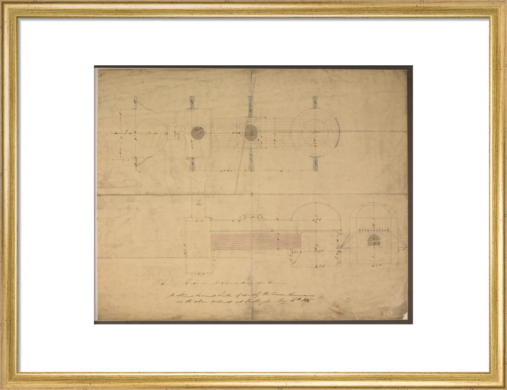 Robert Stephenson and Co drawing of boiler for (John Bull) locomotive. - Image 15