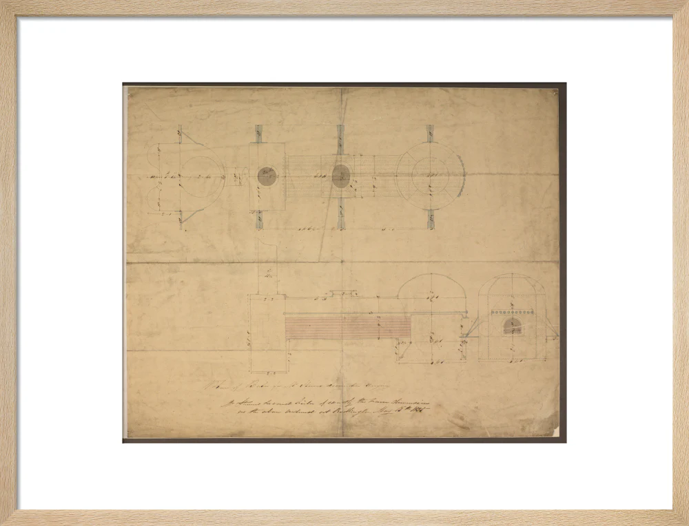 Robert Stephenson and Co drawing of boiler for (John Bull) locomotive. - Image 16