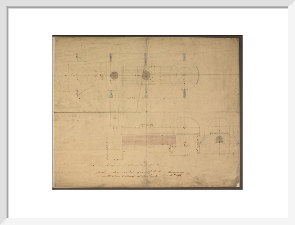 Robert Stephenson and Co drawing of boiler for (John Bull) locomotive. - Image 47