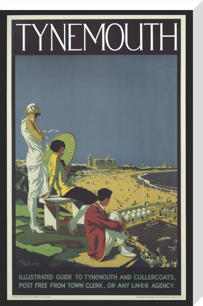 Poster, London & North Eastern Railway, Tynemouth, by Alfred Lambart, 1926. - Image 33