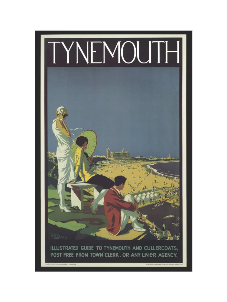 Poster, London & North Eastern Railway, Tynemouth, by Alfred Lambart, 1926. - Image 45