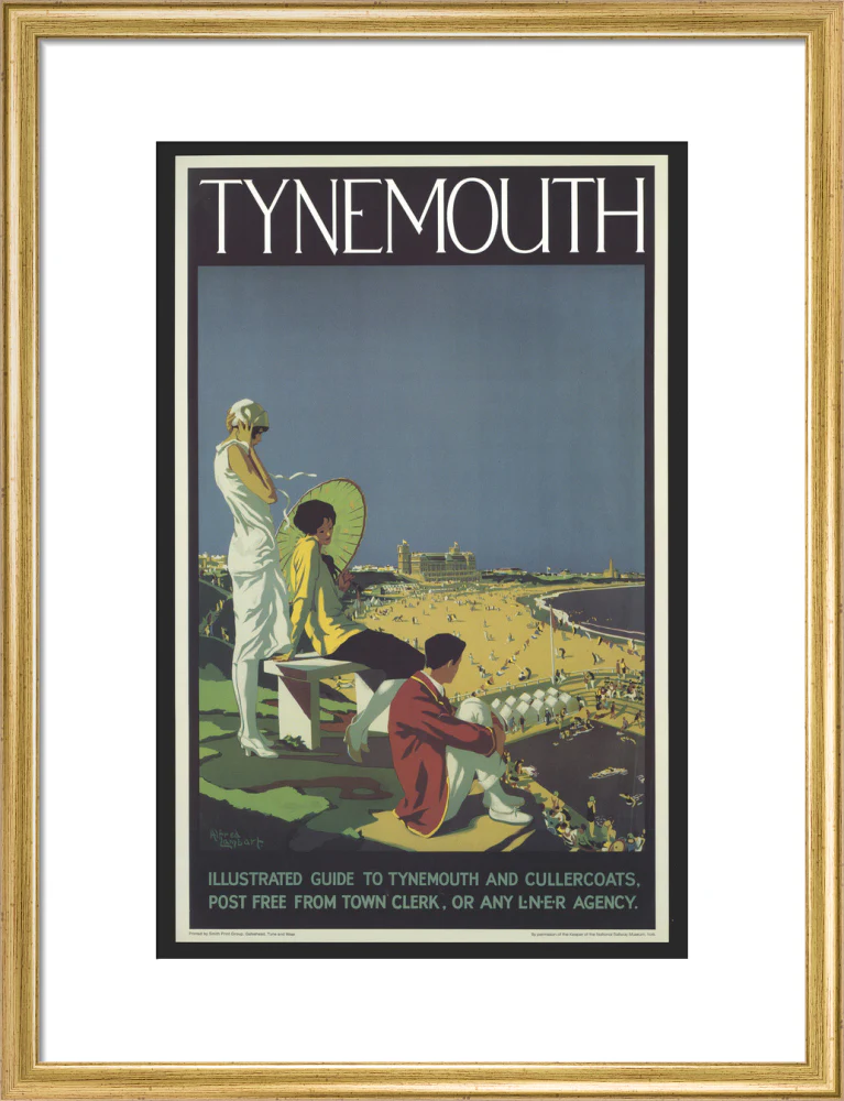 Poster, London & North Eastern Railway, Tynemouth, by Alfred Lambart, 1926. - Image 48