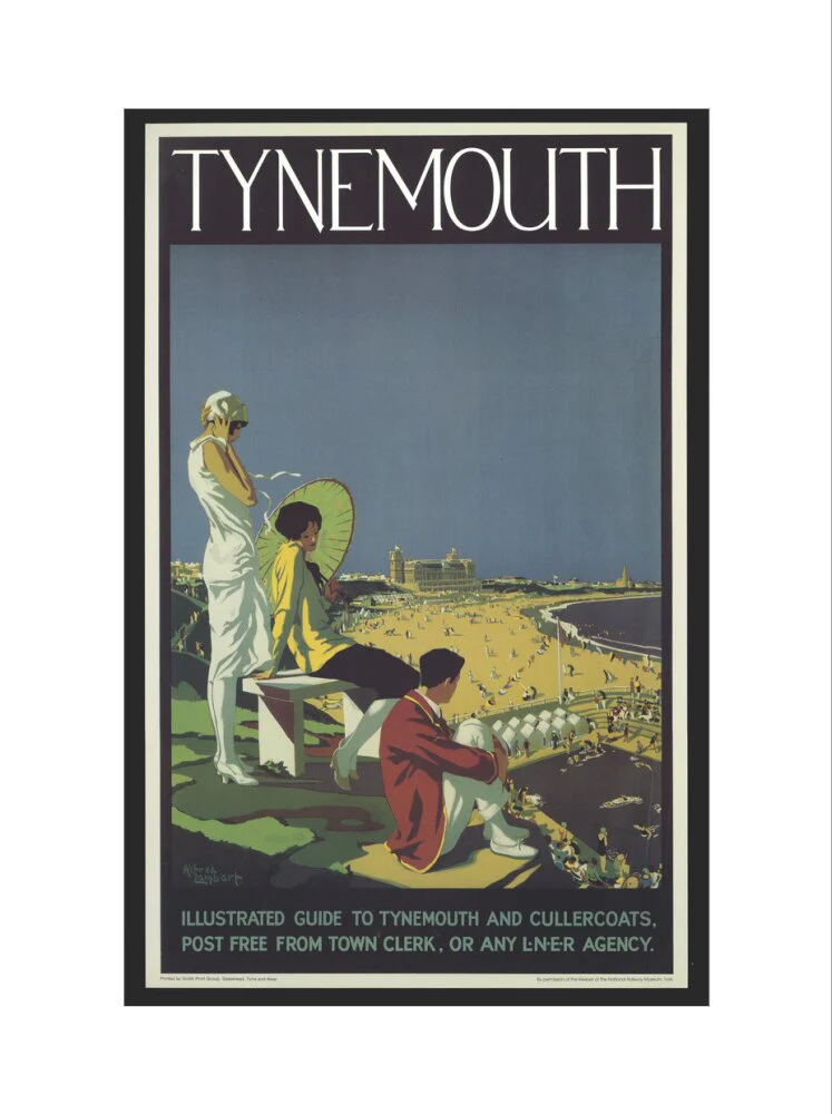 Poster, London & North Eastern Railway, Tynemouth, by Alfred Lambart, 1926. - Image 55