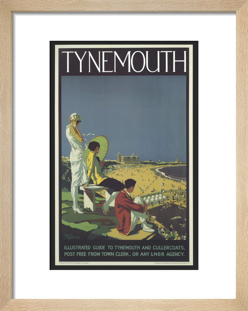 Poster, London & North Eastern Railway, Tynemouth, by Alfred Lambart, 1926. - Image 6