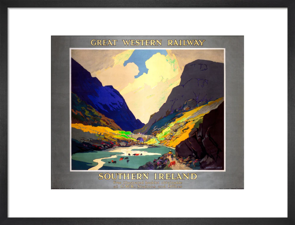 GWR poster. Southern Ireland by Warwick Goble - Image 13