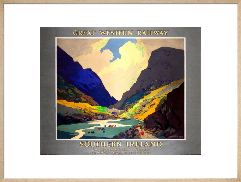 GWR poster. Southern Ireland by Warwick Goble - Image 26