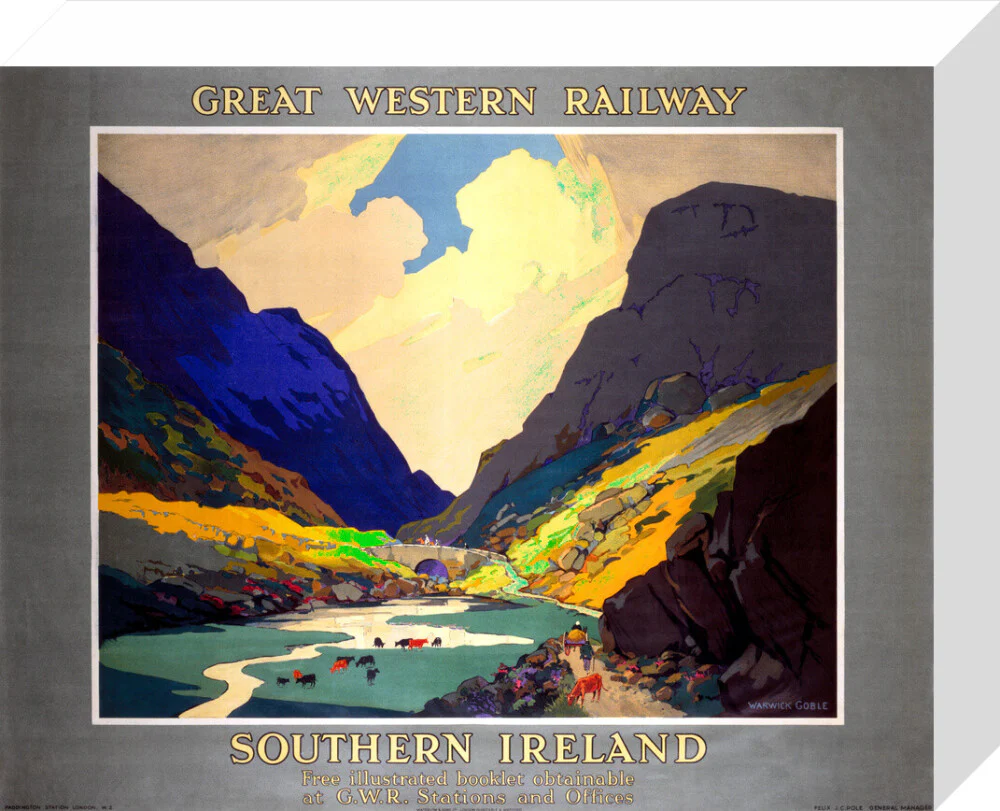 GWR poster. Southern Ireland by Warwick Goble - Image 31