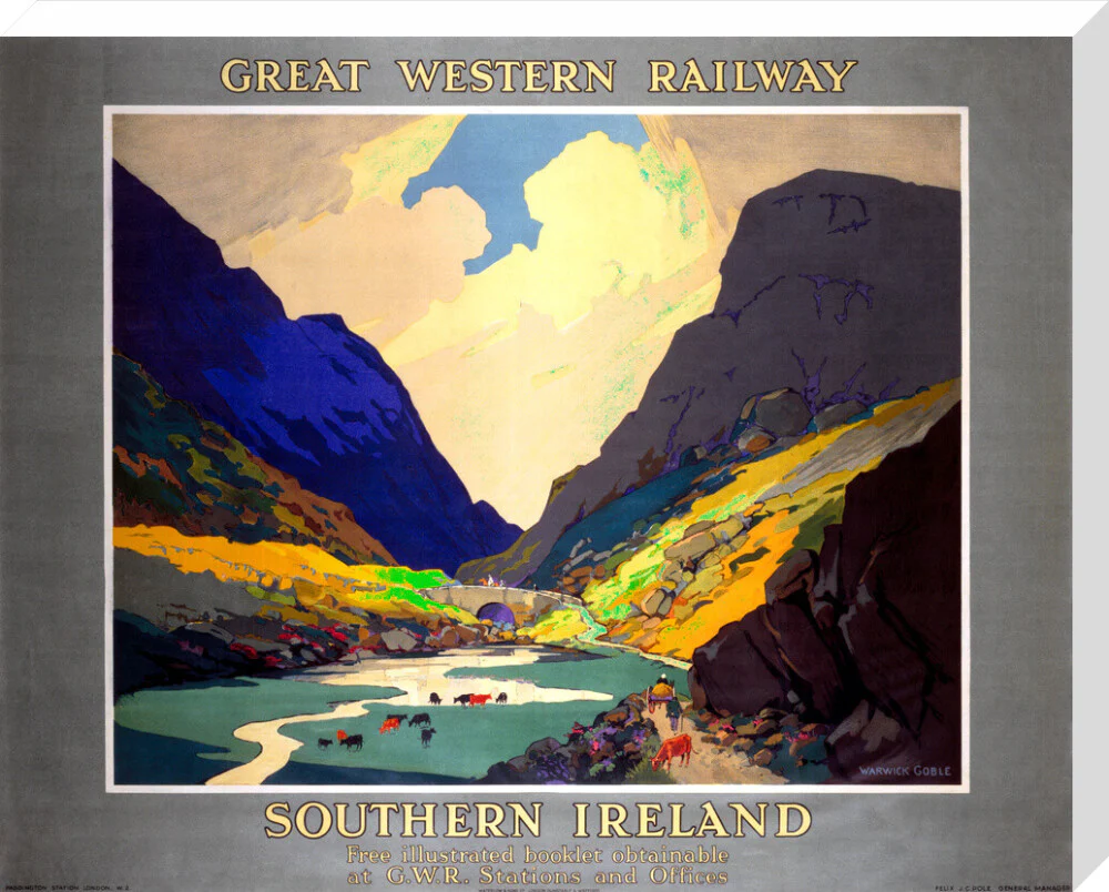 GWR poster. Southern Ireland by Warwick Goble - Image 66